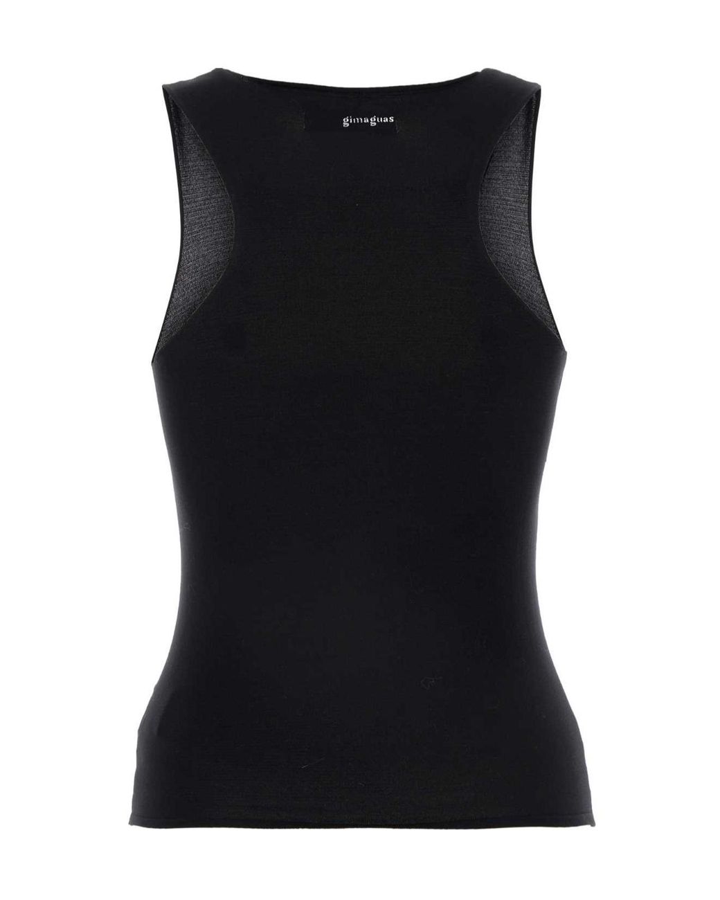 GIMAGUAS Black Galu Stretch Sleeveless Tank Top