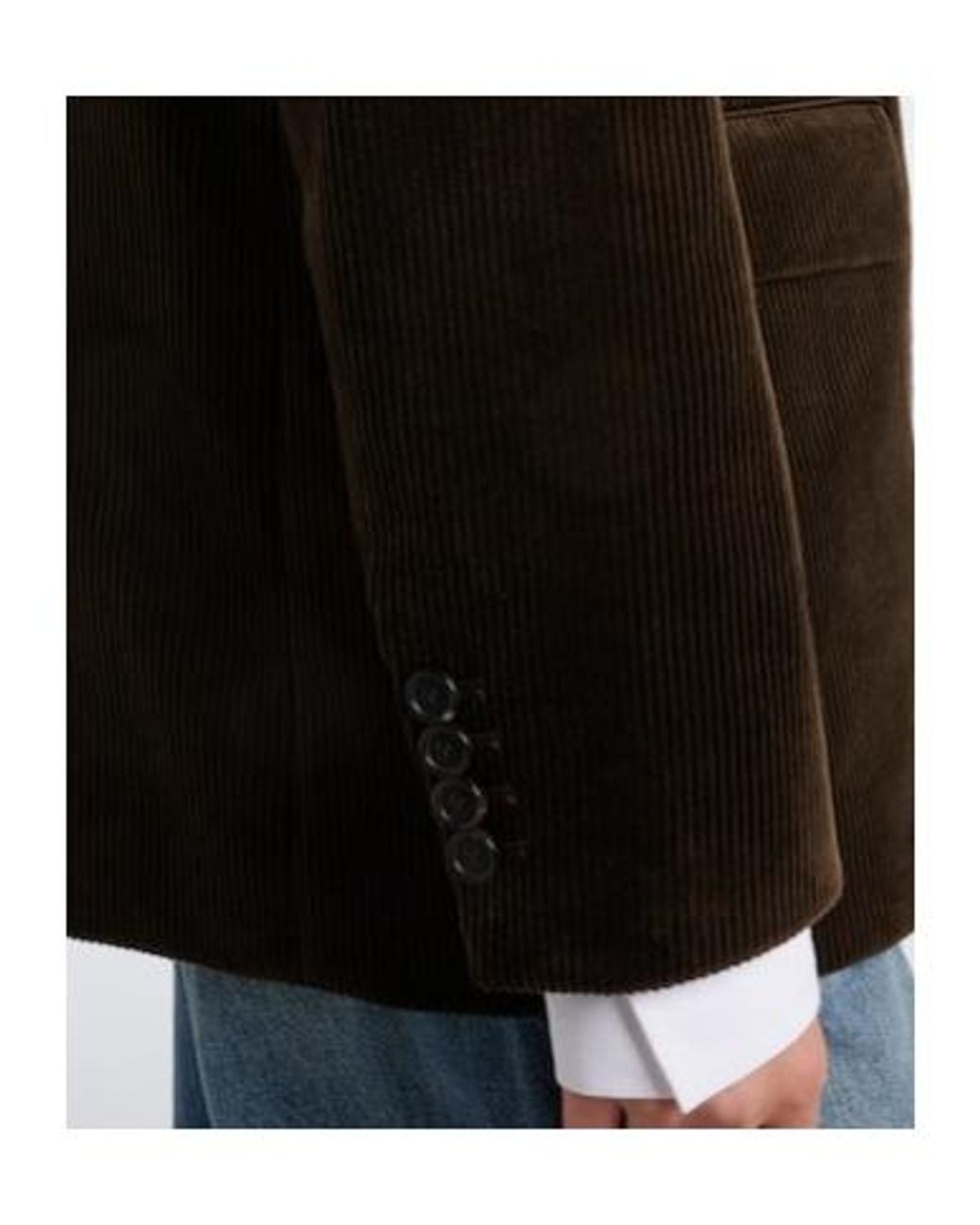 Nili Lotan Black Romain Cotton Corduroy Jacket
