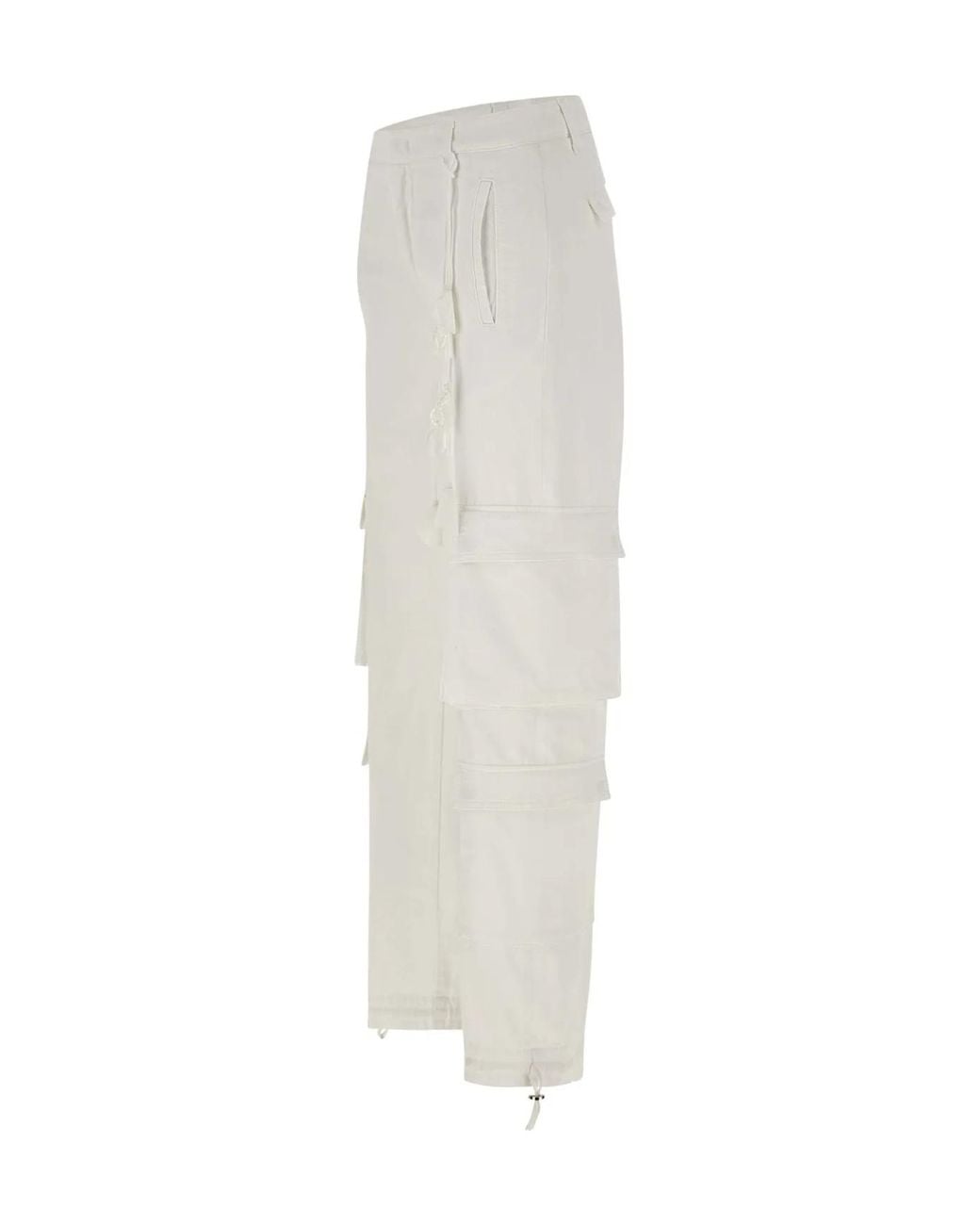 Dondup White Amber Cargo Pants