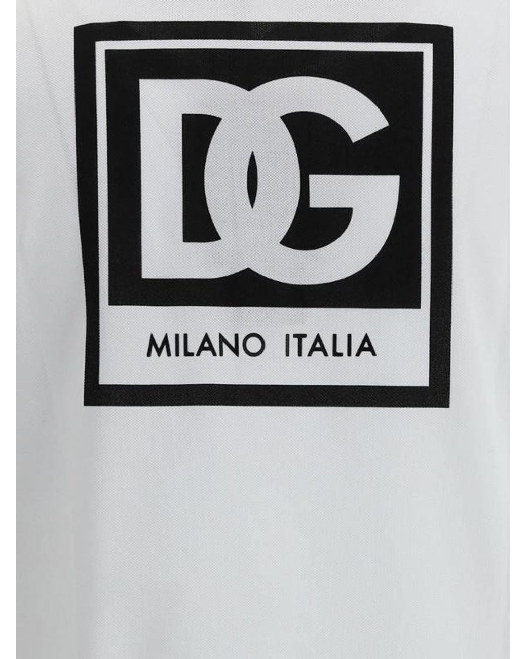 Dolce & Gabbana Gray Maxi Logo Polo Shirt for men