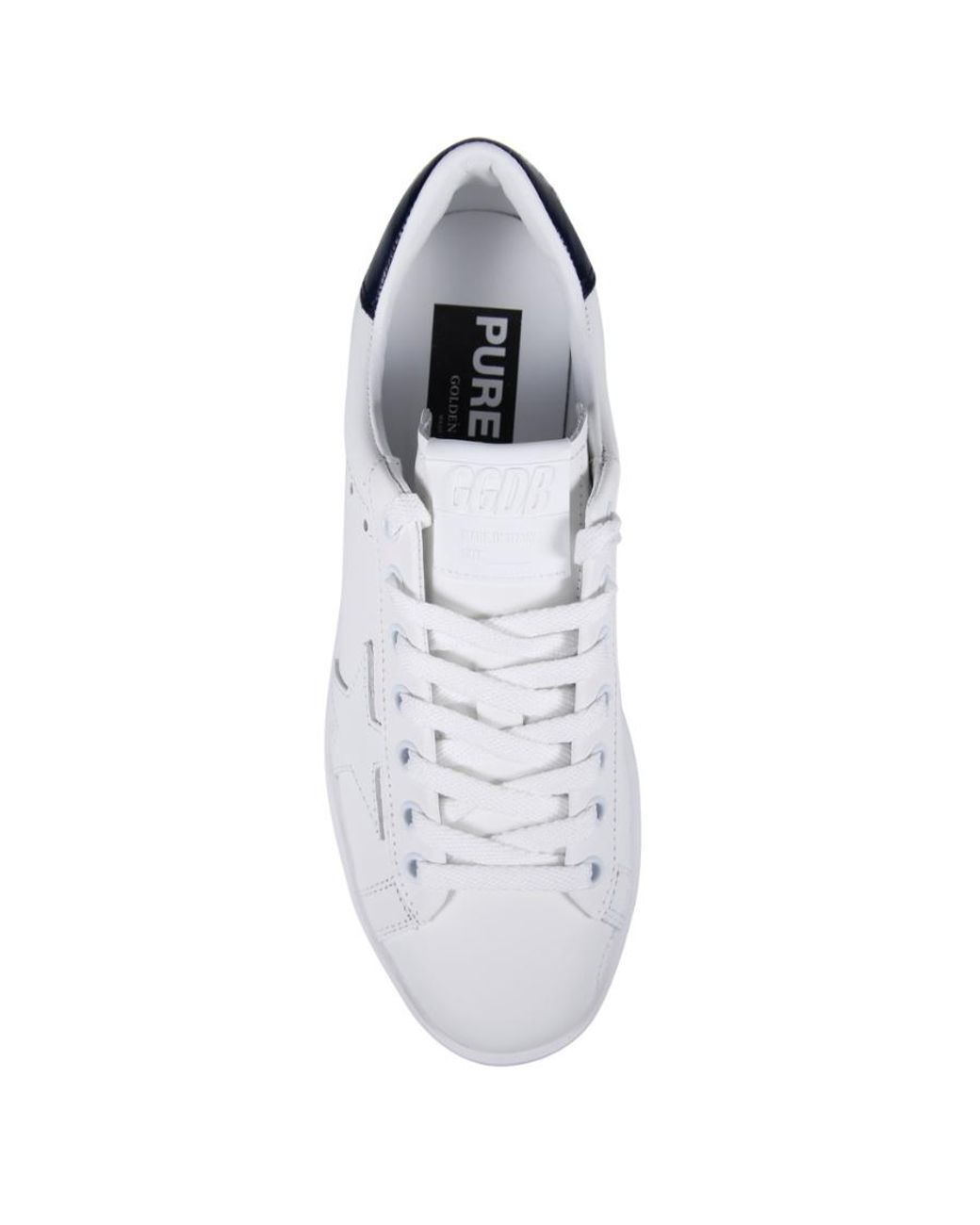 Golden Goose Deluxe Brand White Lace-Up Sneakers