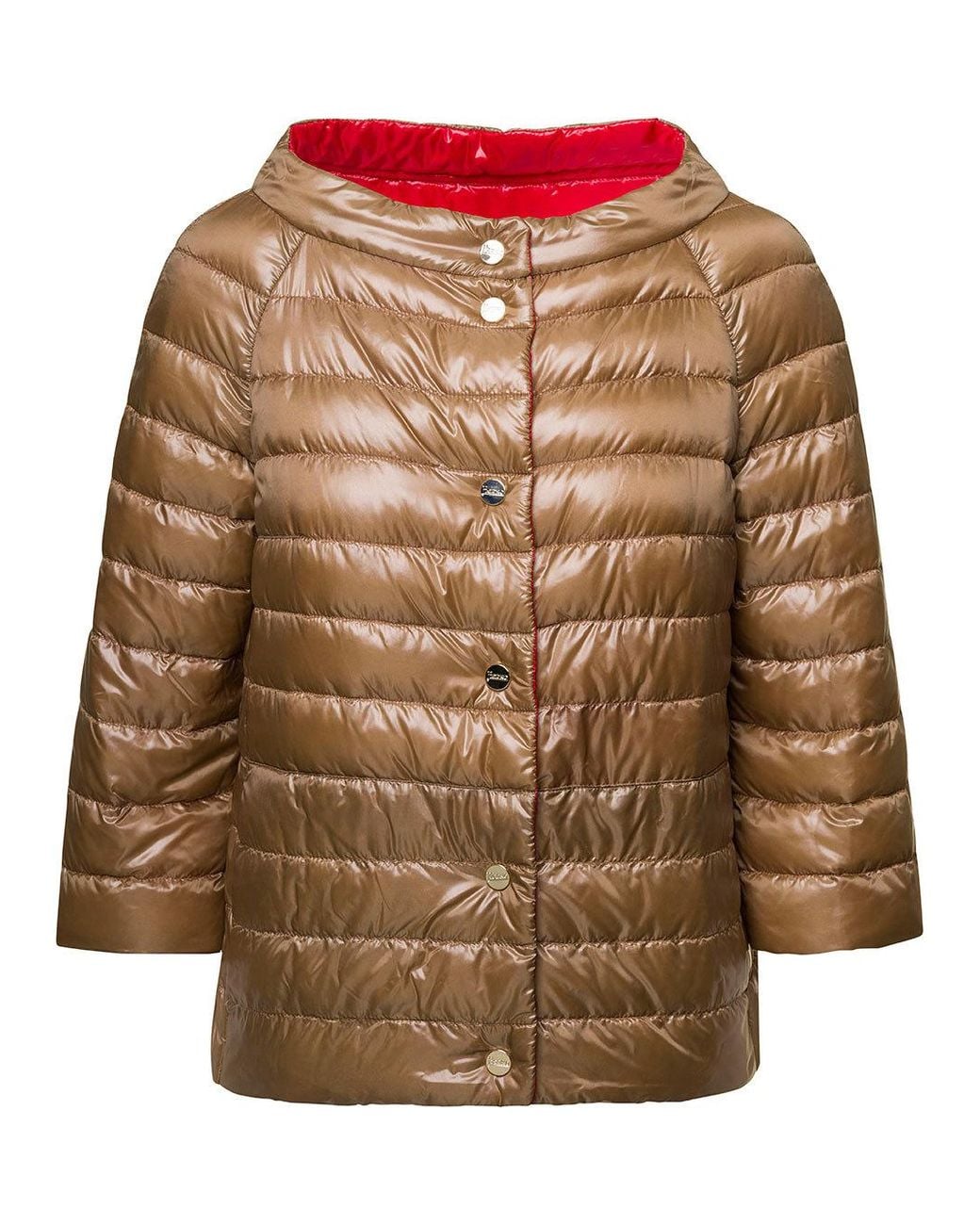 Herno Red Reversible Down Jacket