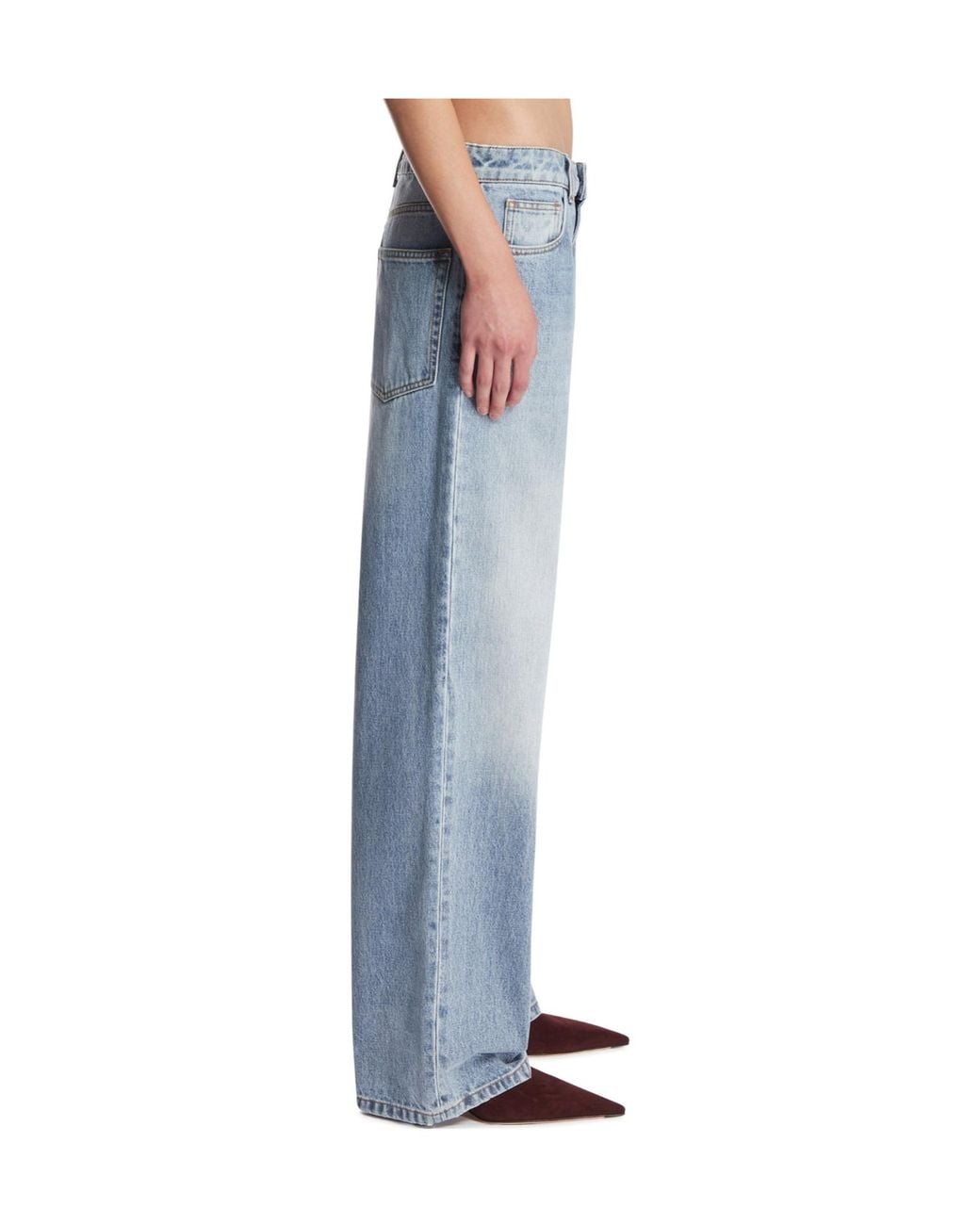 Rohe Blue Wide-Leg Relaxed Jeans