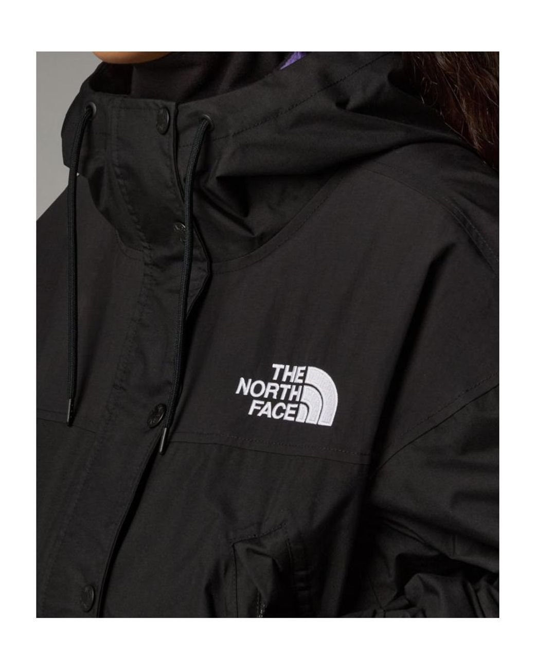 The North Face Black Logo Embroidered Hooded Jacket
