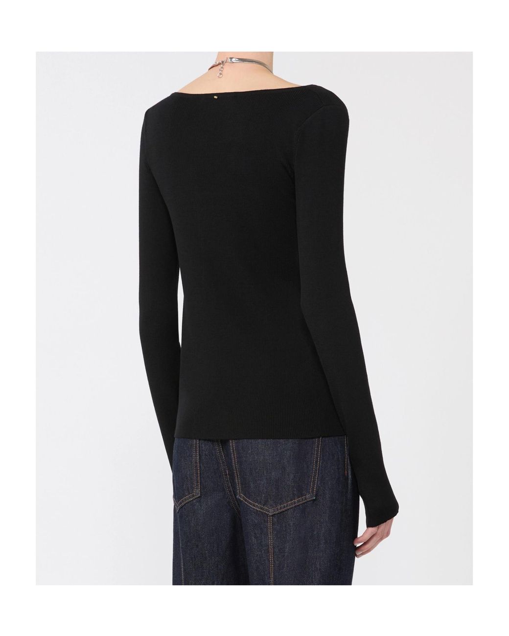 Sportmax Black Chain Cardigan