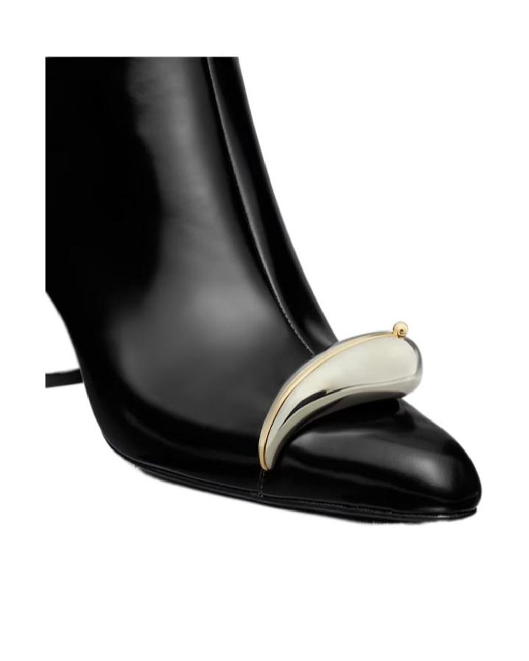 Tory Burch Black 65Mm Pierced Xl Ankle Boot