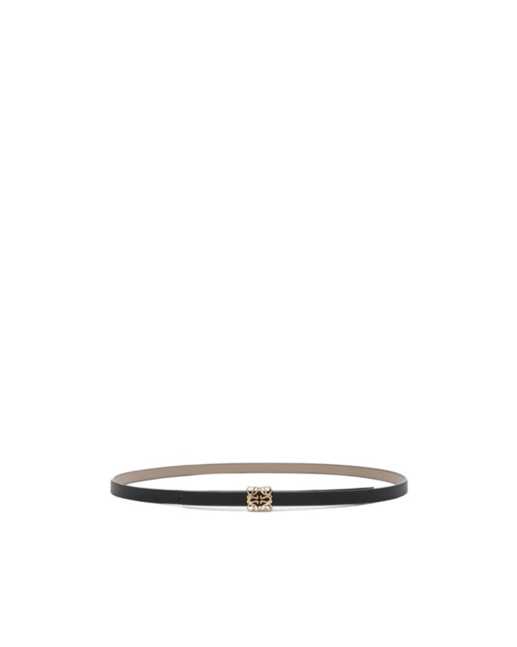 Loewe White Logo Belt