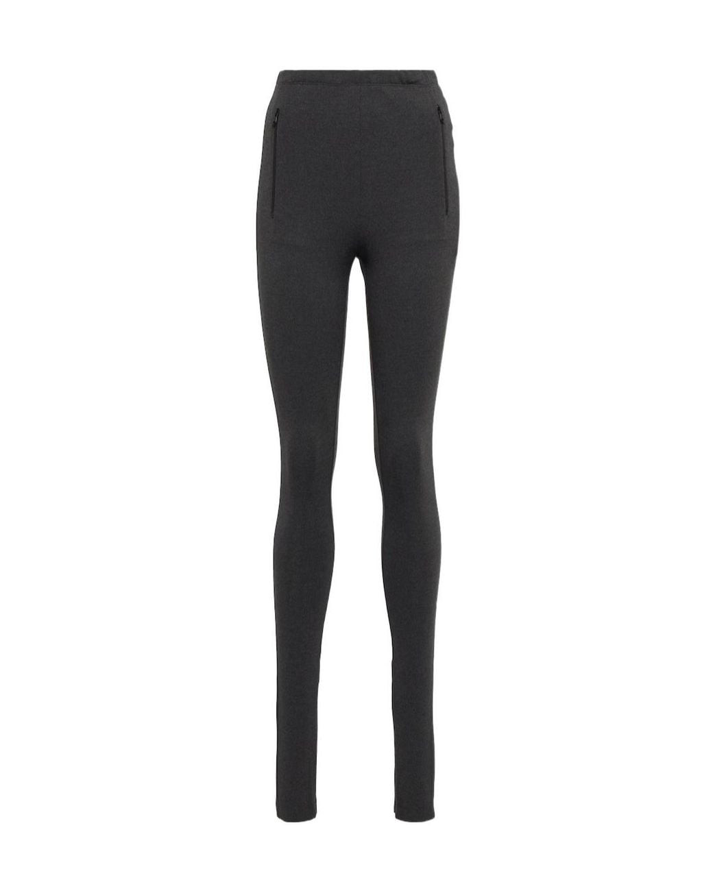 Wardrobe NYC Gray High-Waisted Skinny Casual Pants