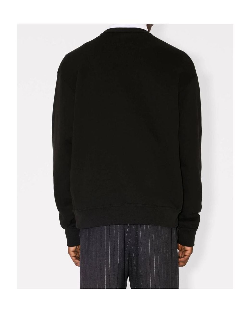 KENZO Black Winter Holidays' Embroidered Sweatshirt for men