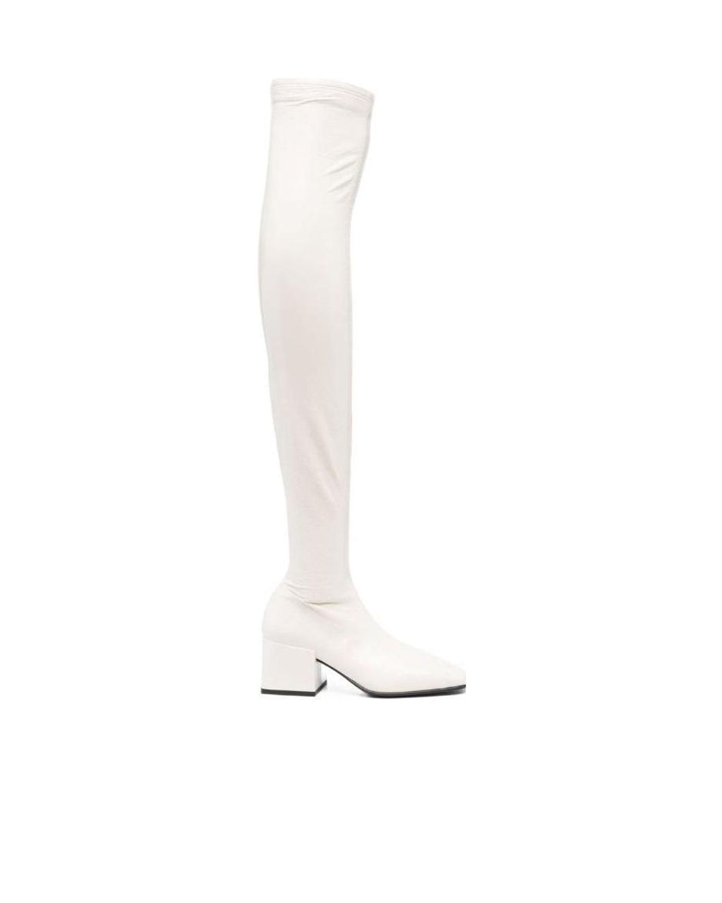 Courreges White Thigh-High Boots