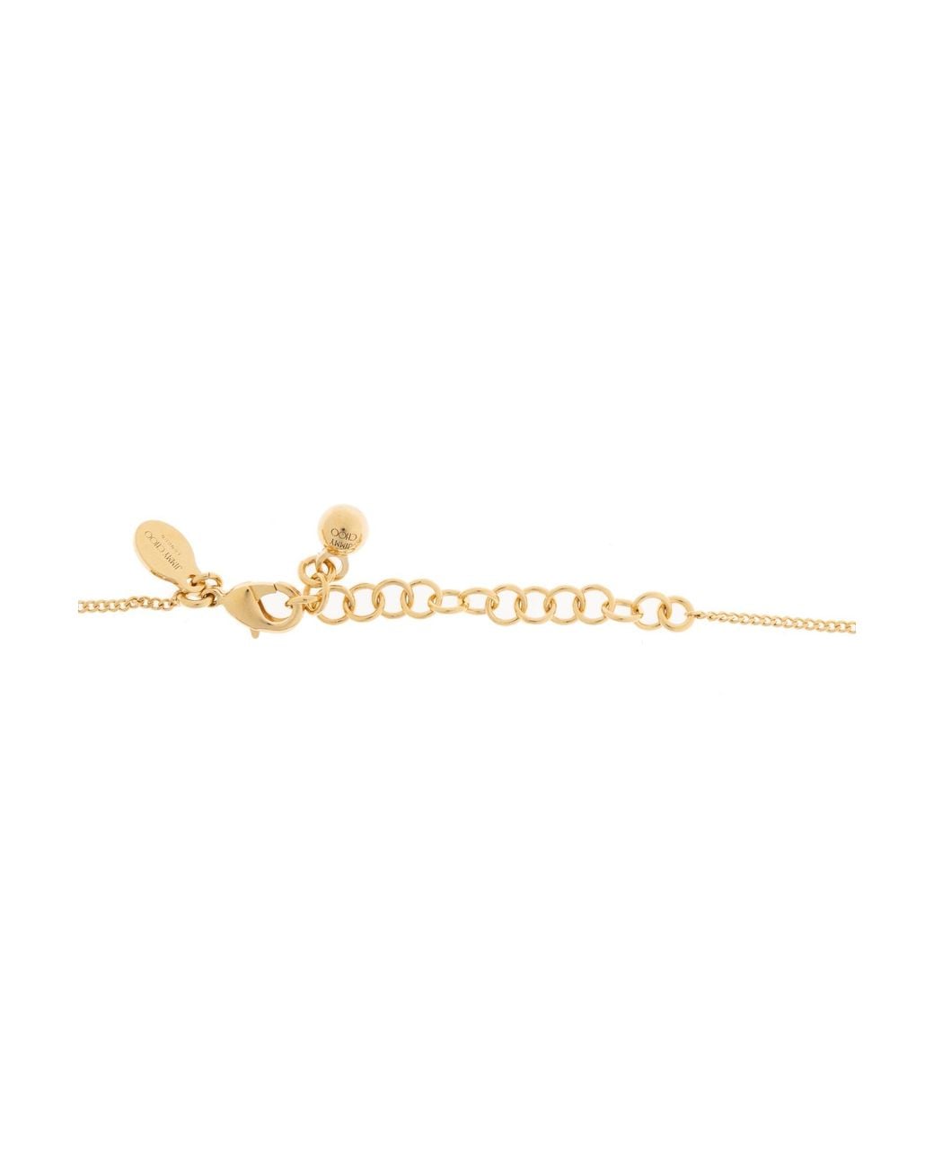Jimmy Choo Metallic Brass Necklace