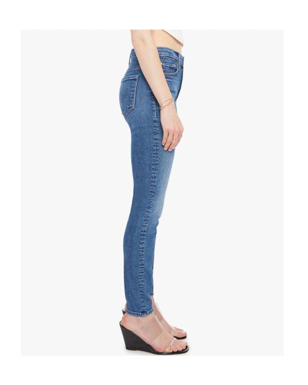 Mother Blue High-Waisted Jeans