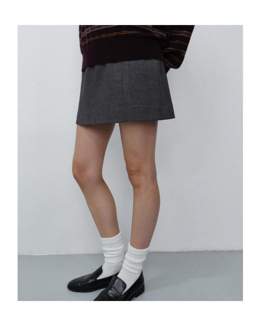 DUNST Blue Tech Mini Skirt