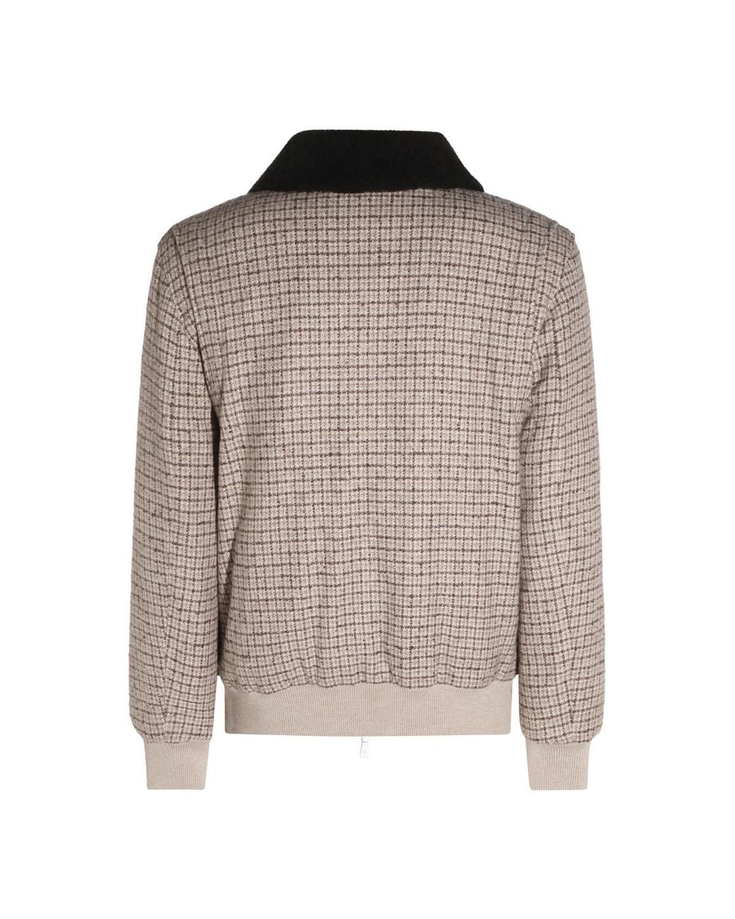 Eleventy Brown Checked Jacket for men