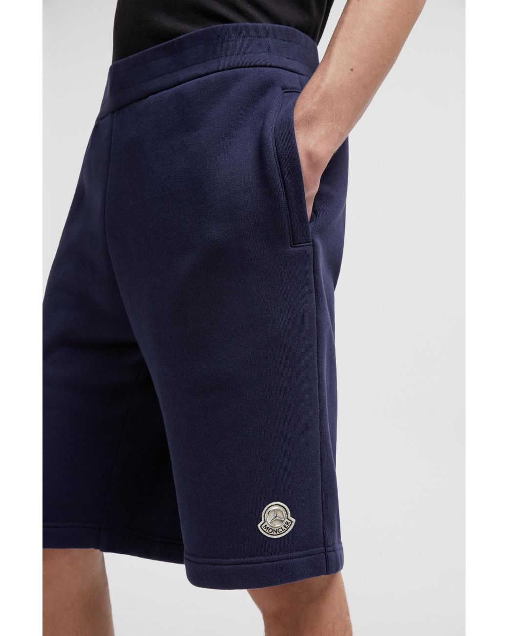 Moncler Blue X Mercedes-Benz By Nigo Cotton Shorts for men