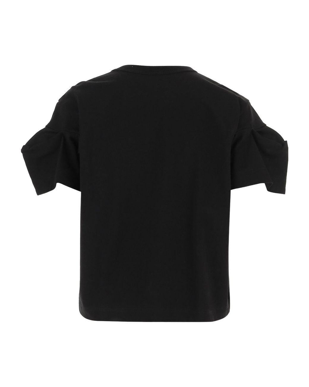 Sacai Black Short-Sleeved T-Shirt
