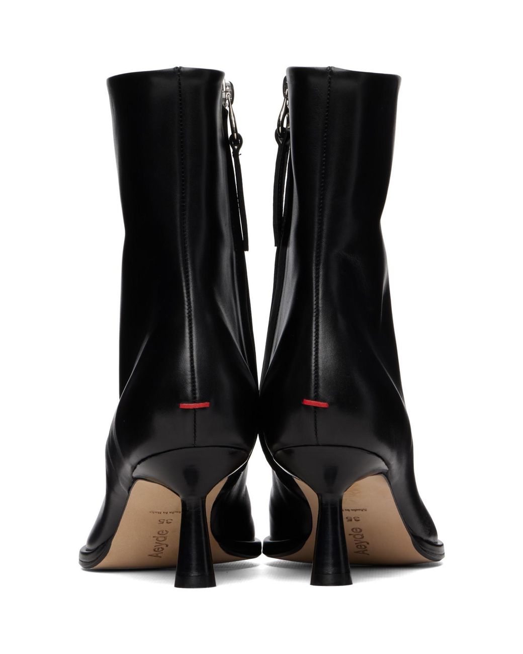 Aeyde Black Dorothy Ankle Boots
