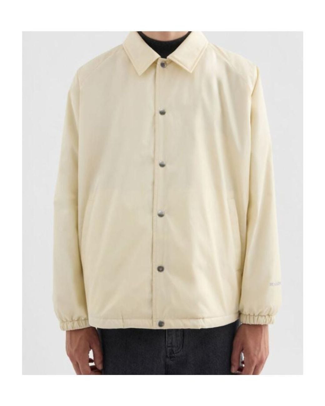 Jil Sander Natural Taffeta Padded Jacket for men