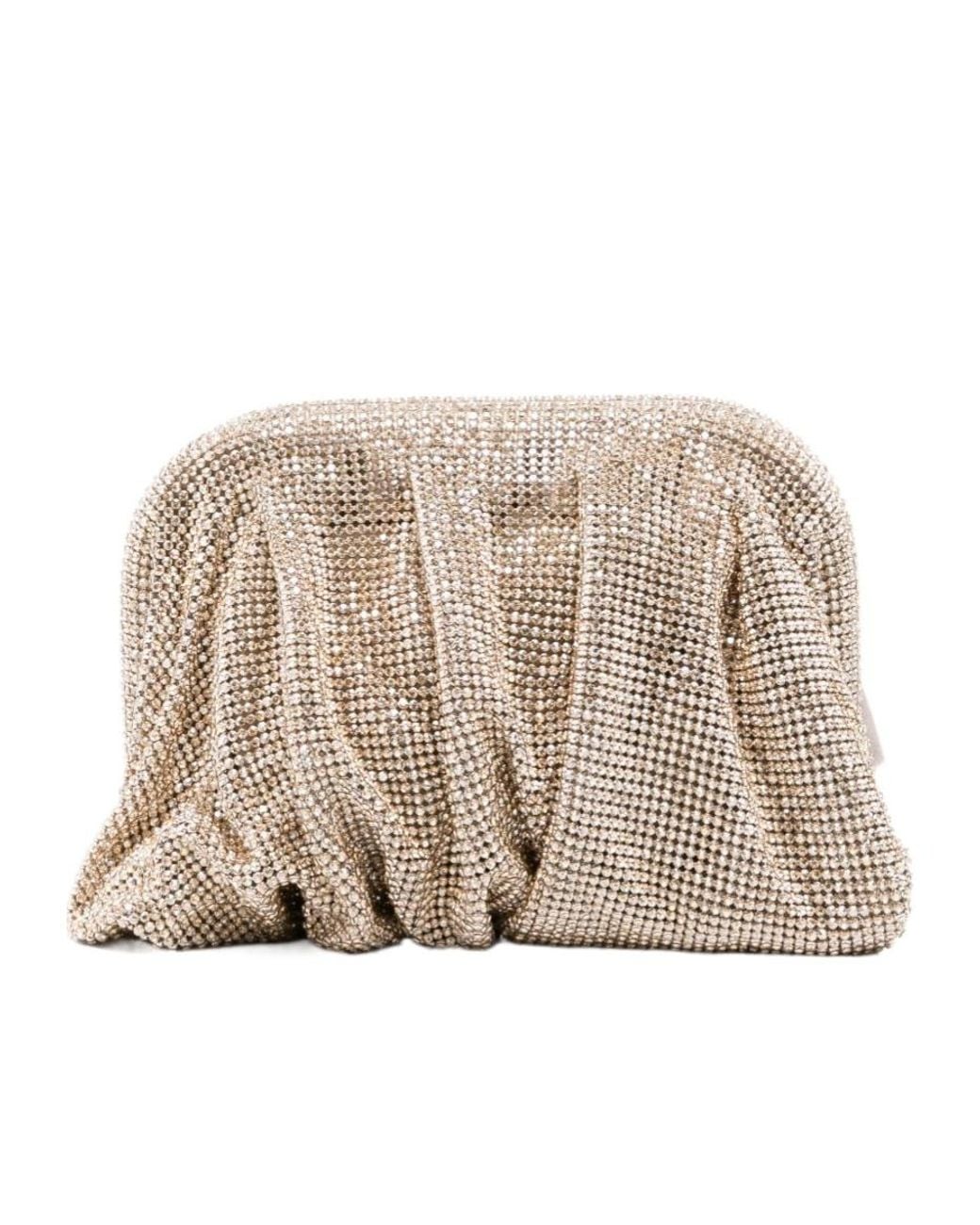 Benedetta Bruzziches Natural Magnetic-Clasp Clutch