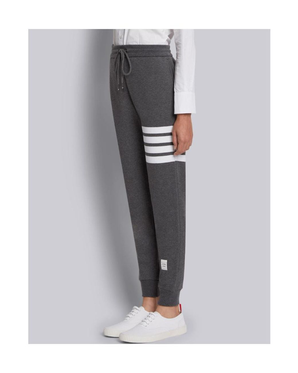 Thom Browne Gray 4-Bar Classic Sweatpants