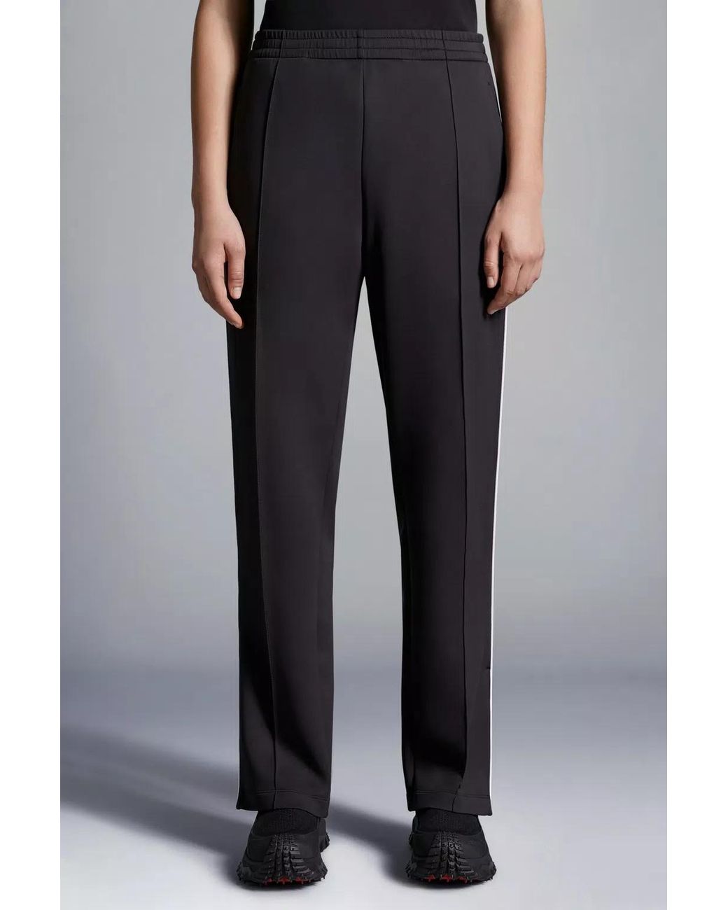 Moncler Black Neoprene Trackpants