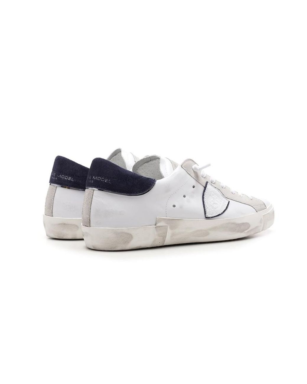 Philippe Model White Logo Details Casual Sneakers for men