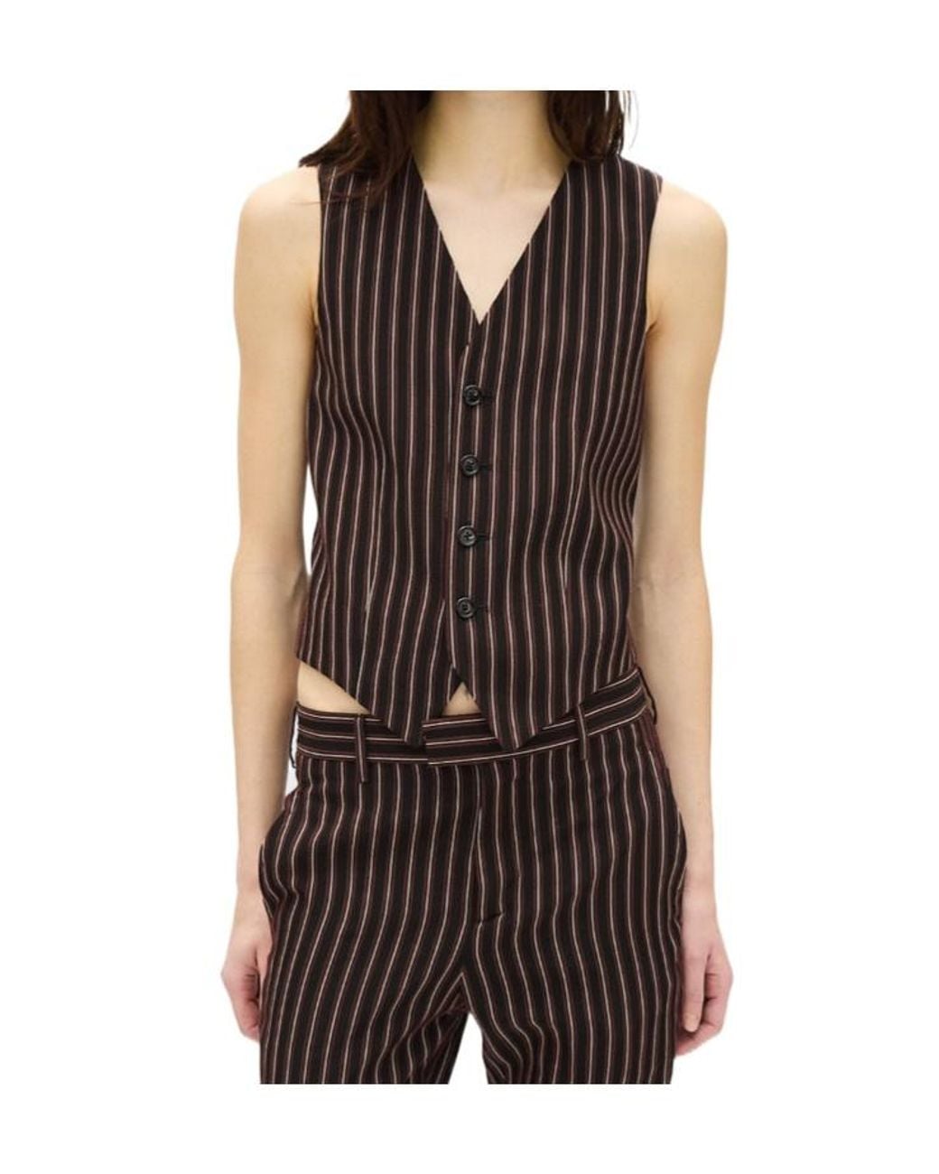 Ann Demeulemeester Black Stanse Classic Waistcoat