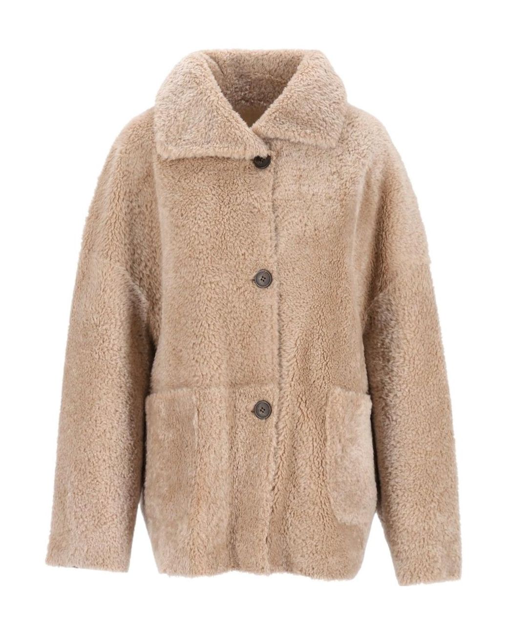Arma Natural Isabella Reversible Shearling Jacket