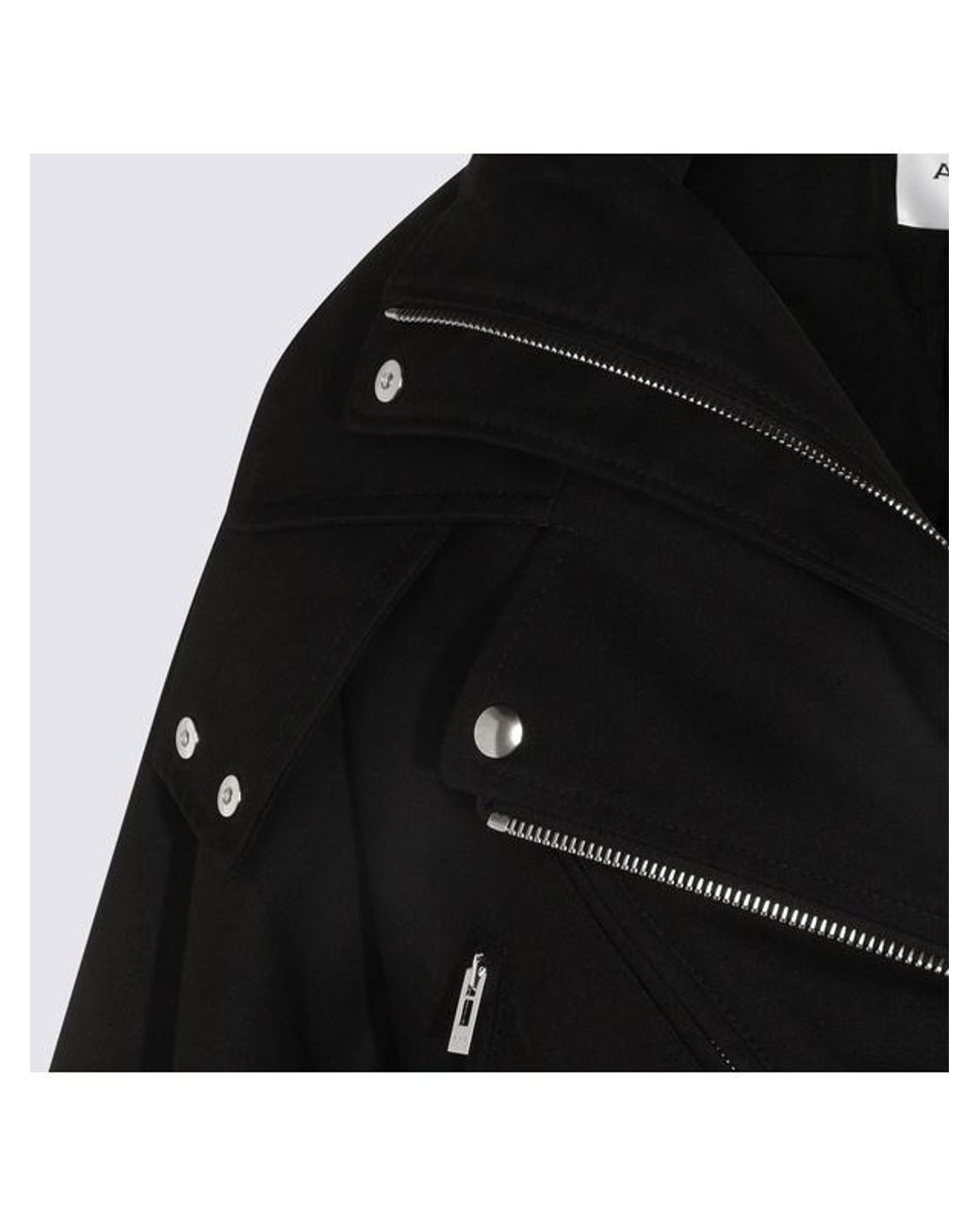 Alaïa Black Alaïa Belted Zipped Jacket