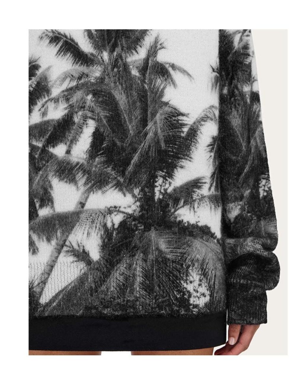 Ferragamo Gray Trinidad Print Pullover