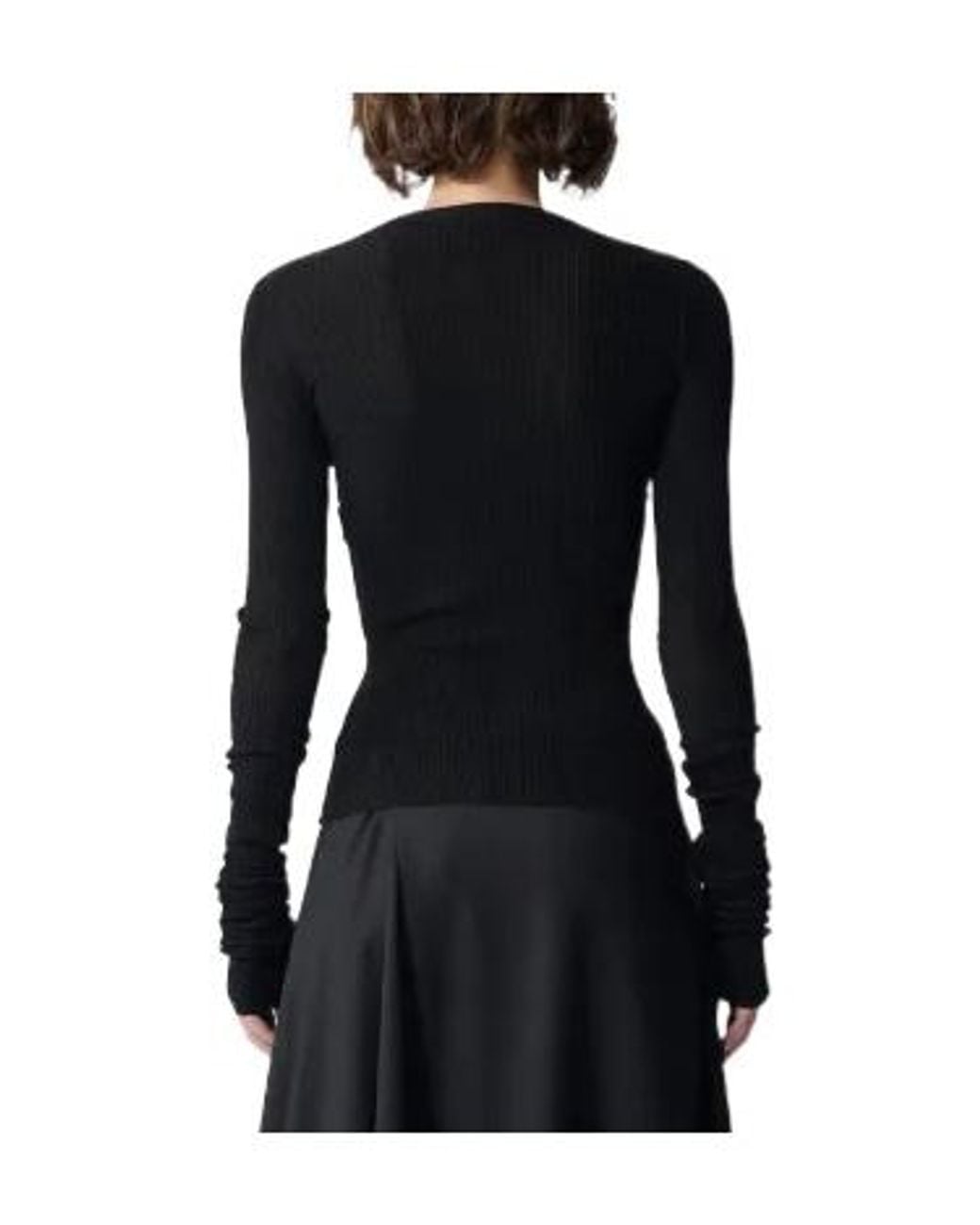 Ann Demeulemeester Black Lyell Top