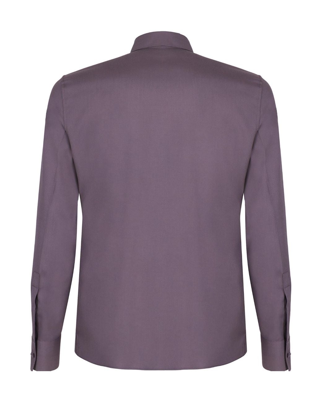 Gucci Purple Long Sleeved Gabardine Shirt for men