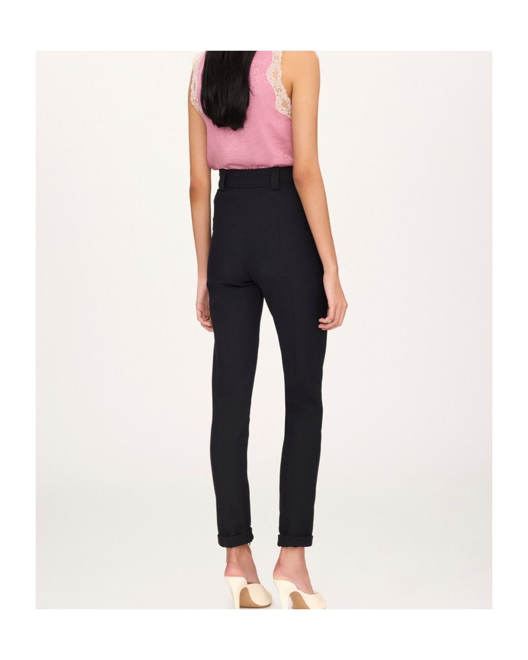 Chloé Blue Chloé High-Waisted Tailored Pants