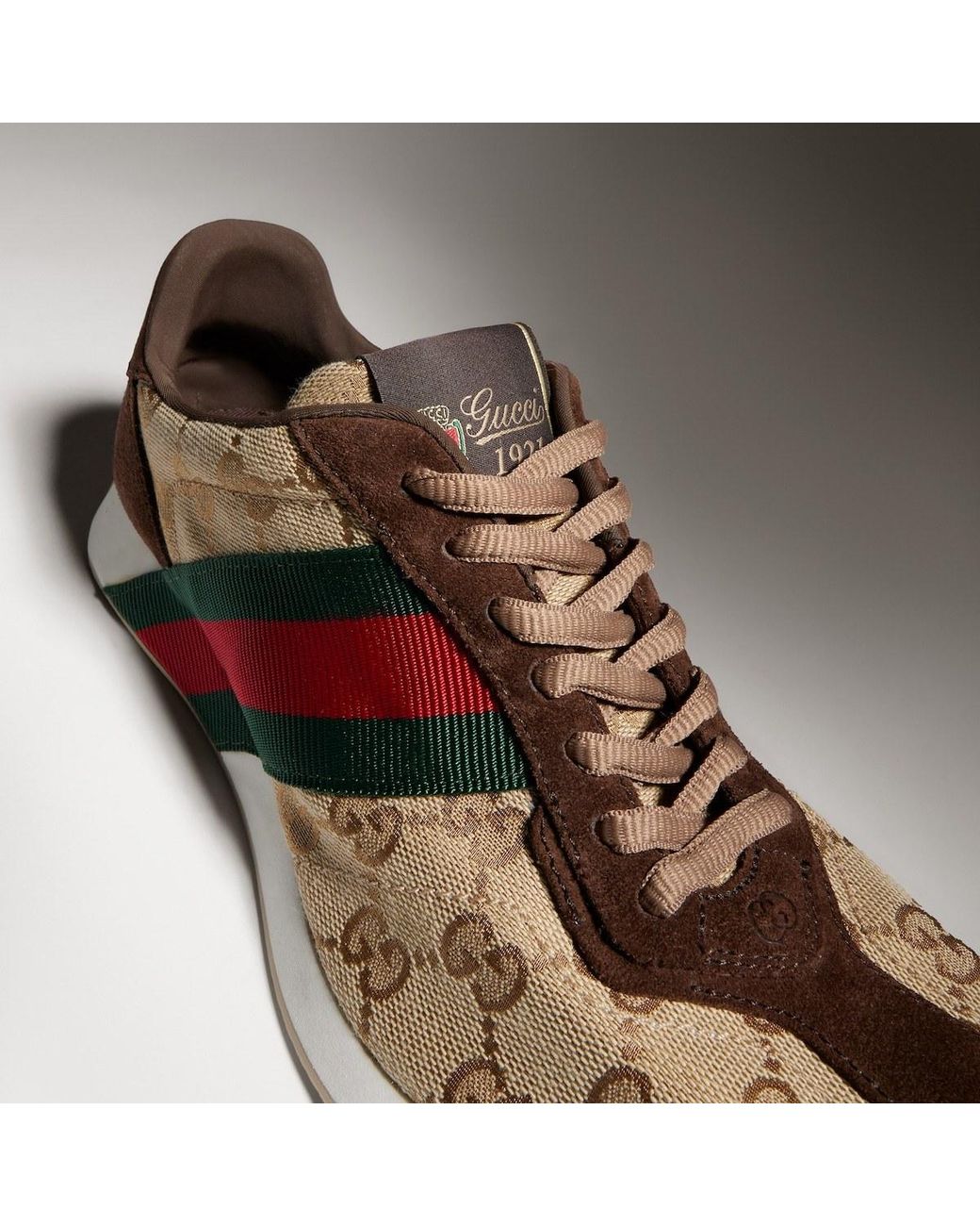 Gucci Brown Tempo Sneaker