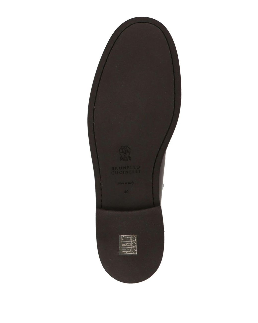 Brunello Cucinelli Brown Glossy Loafers