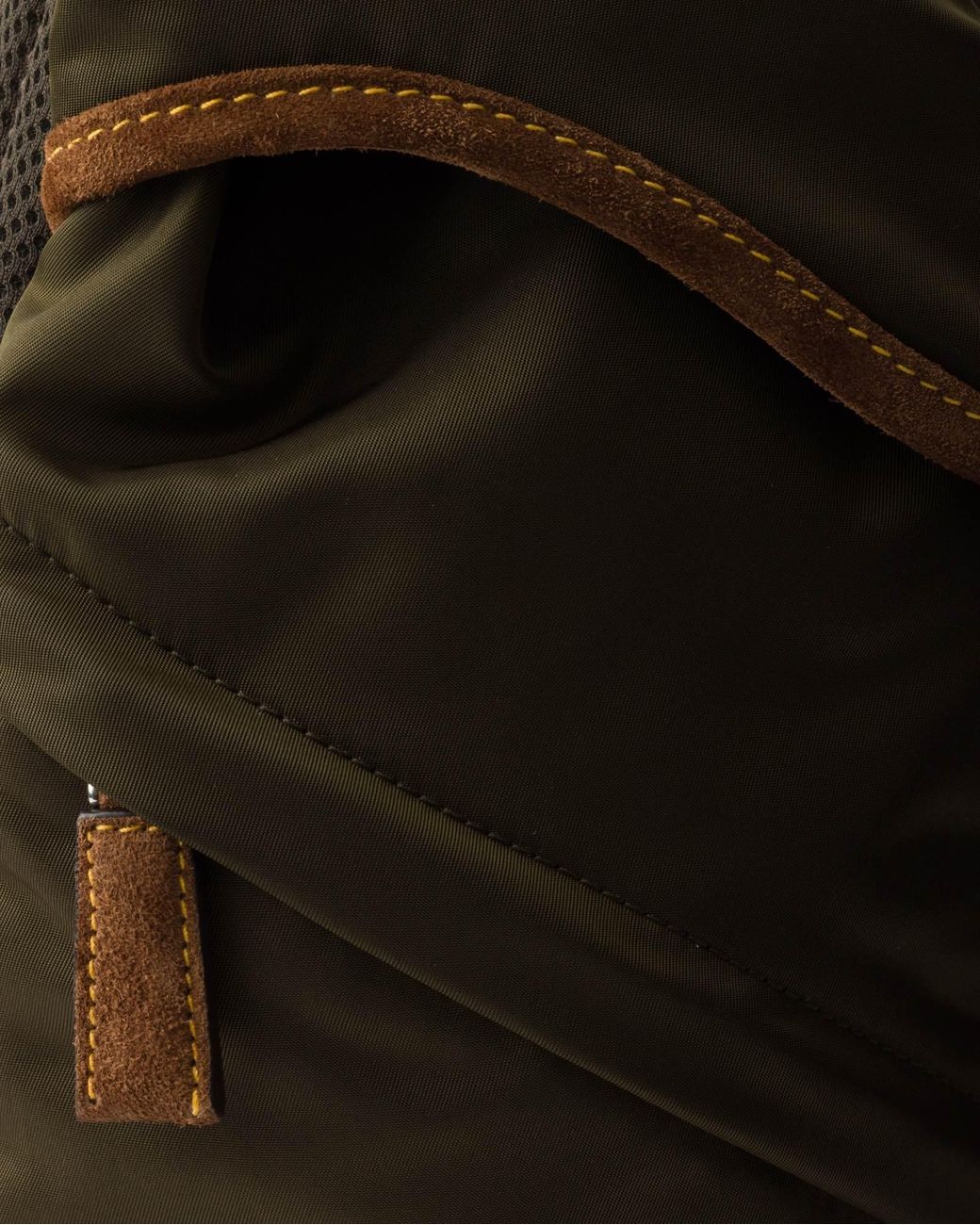 Prada Black Re-Nylon And Suede Backpack for men