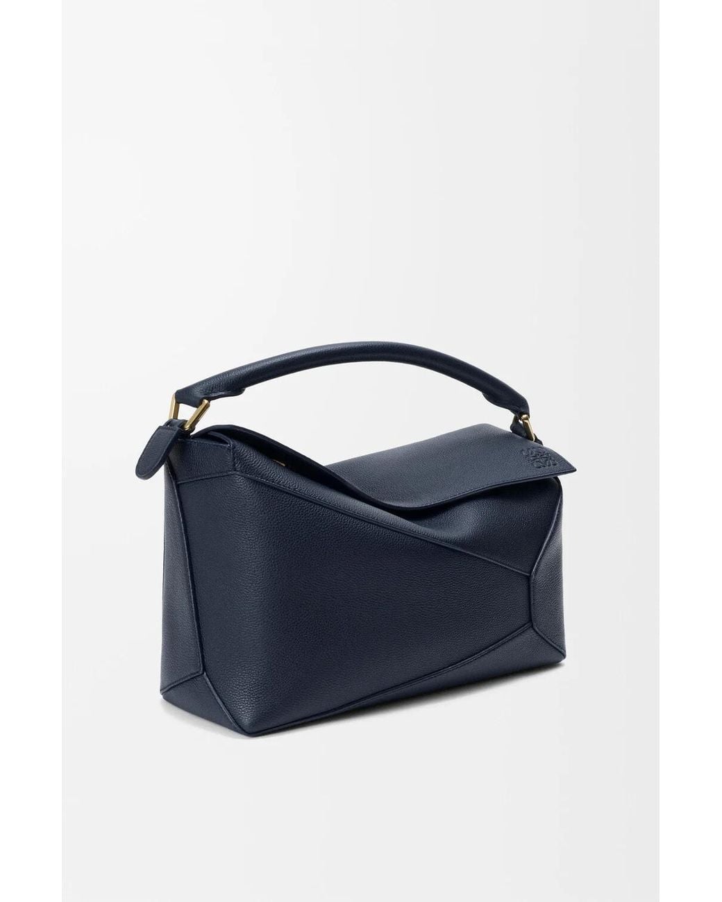 Loewe Blue Medium Puzzle Edge Bag