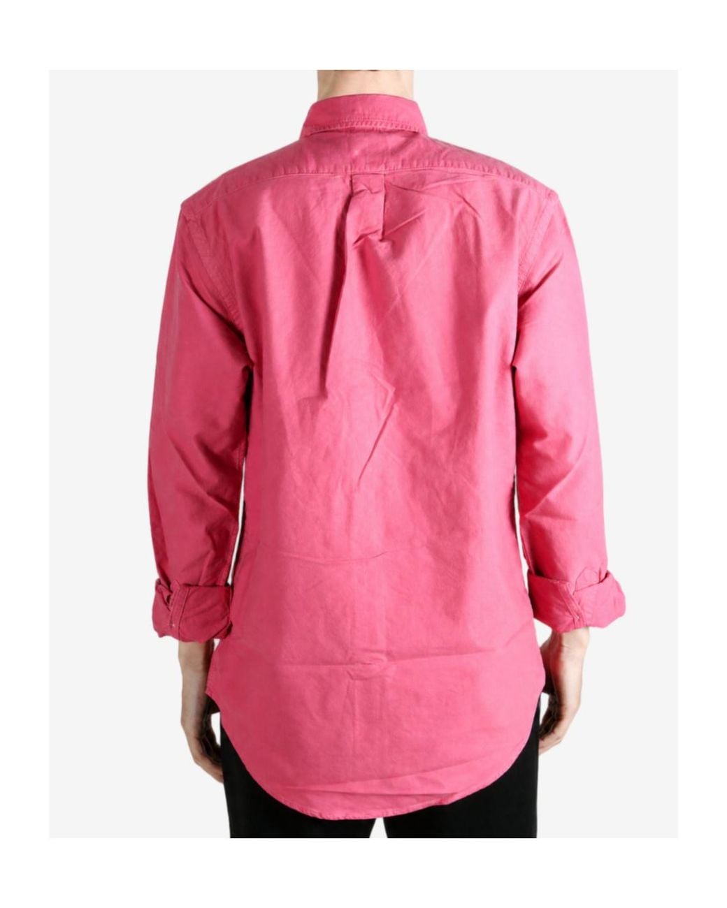 Polo Ralph Lauren Pink Long Sleeve Shirt for men