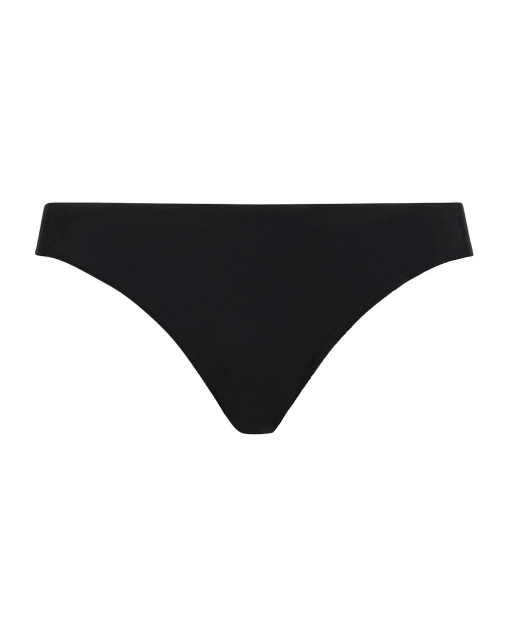 Rick Owens Black Stylish Solid-Color Bikini Bottoms