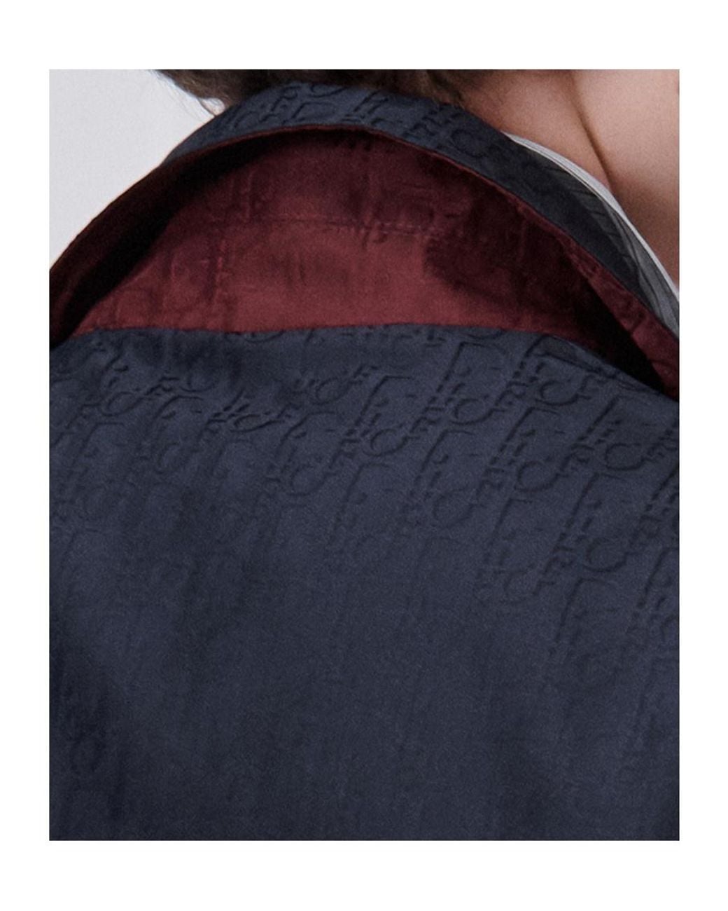 Dior Blue Oblique Reversible Jacket for men