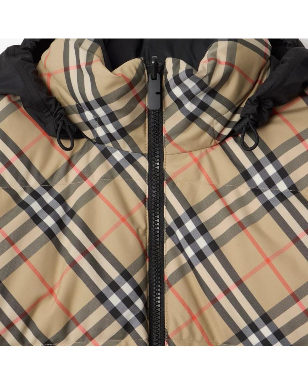 Burberry Brown Down Reversible Puffer Jacket for men