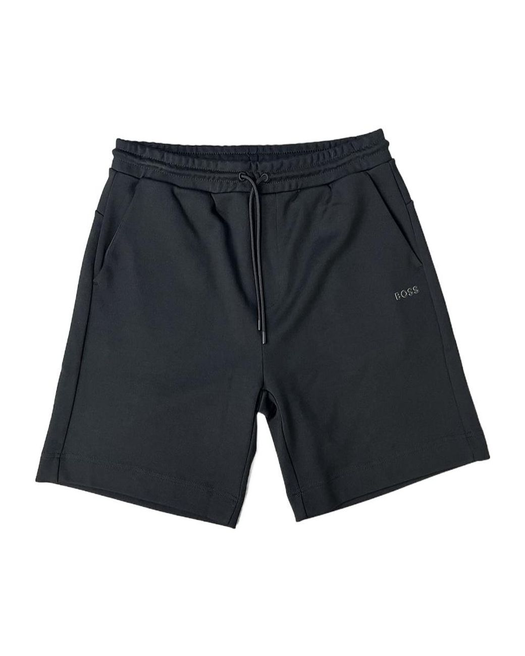 Boss Blue Elastic Waist Shorts for men
