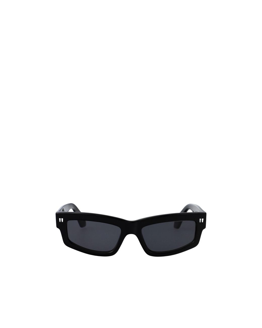 Off-White c/o Virgil Abloh Black Rectangle-Frame Sunglasses for men