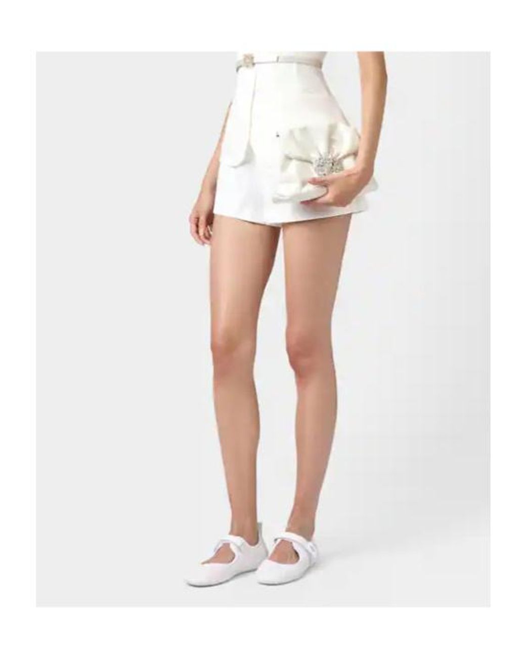 Roger Vivier White Efflorescence Mini Bag