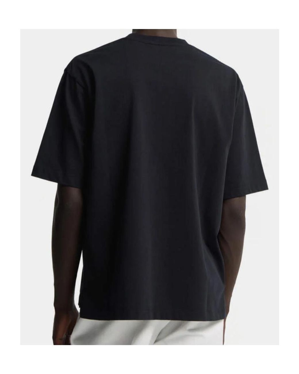 DSquared² Black Logo Embroidered Crewneck T-Shirt for men