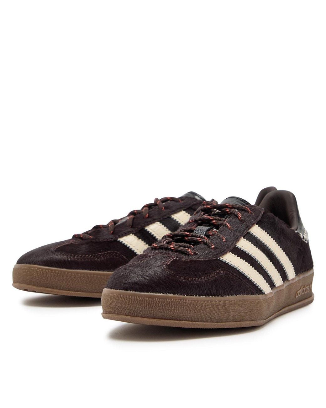 Adidas Originals Brown Gazelle Pony Low-Top Trainers