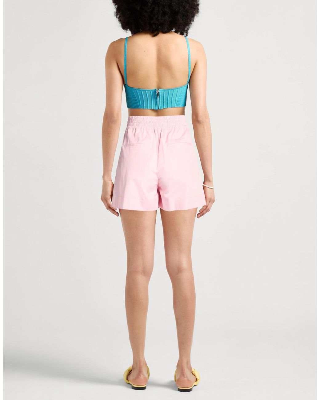 Marni Pink Welt Pockets Shorts