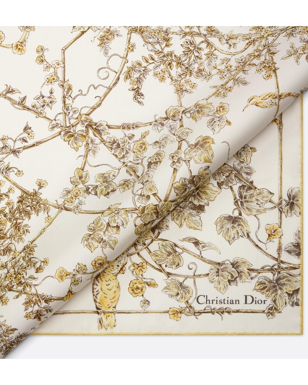 Dior Natural Jardin D-Étoile 90 Square Scarf