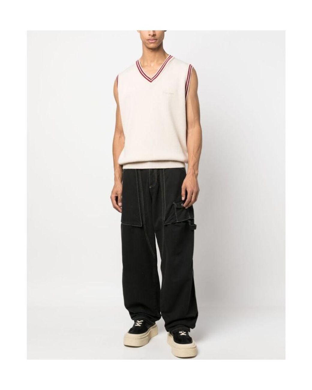 Isabel Marant Black Paciane Straight-Leg Parker Pants for men