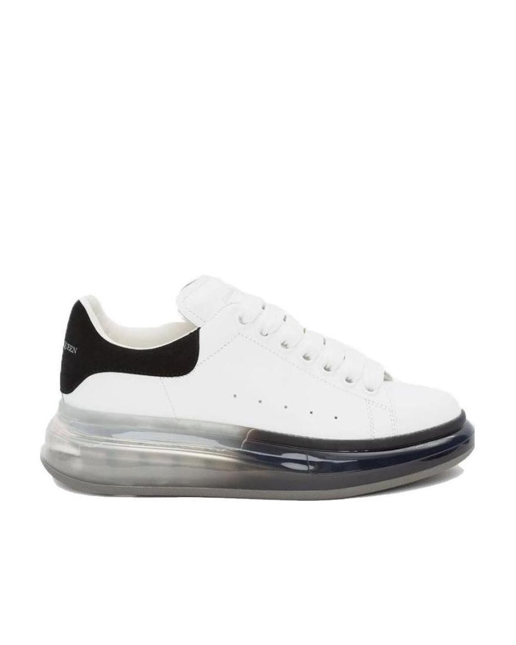 McQueen White Oversized Lace-Up Sneakers